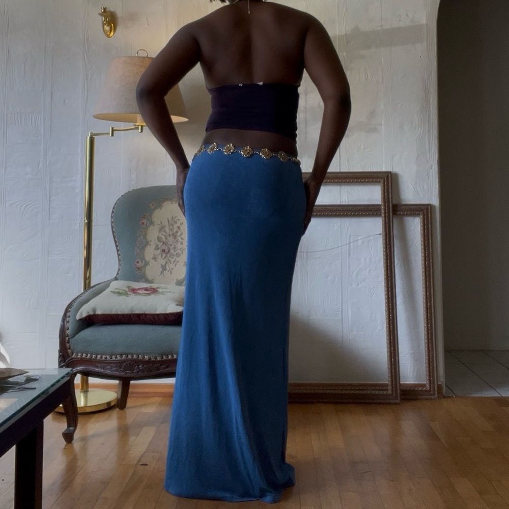 Princess Polly Blue Maxi Skirt - Picture 2 of 3